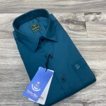 Duster Bllue Satin Shirt