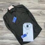 Duster Bllue Satin Shirt