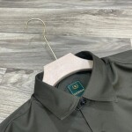 Duster Bllue Satin Shirt