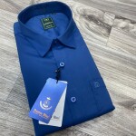Duster Bllue Satin Shirt