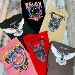 Logoff Drop Shoulder T shirt
