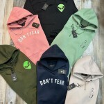 Logoff Printed hoodies