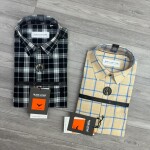 Black Letter Checked Shirt
