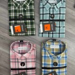 Black Letter Checked Shirt