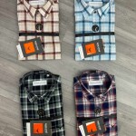 Black Letter Checked Shirt