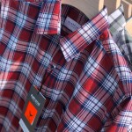 Black Letter Checked Shirt