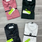 Black Letter Impoted Dobby Satin Shirt