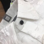 Back Letter Imported Fabric Shirt