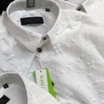 Back Letter Imported Fabric Shirt
