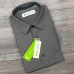 Black Letter Imported Fabric Shirt