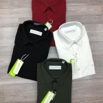Black Letter Imported Fabric Shirt