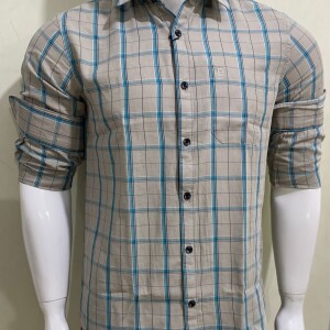 Duster Blue Checked Shirt