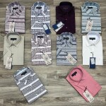 Duster Blue Half Sleeve Printed Shirt
