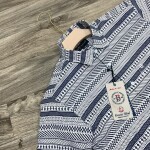 Duster Blue Half Sleeve Printed Shirt