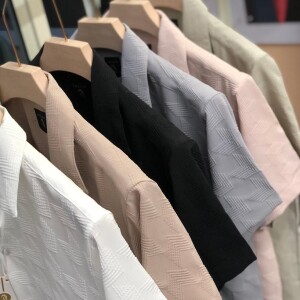 Logoff mported jacquard Shirt