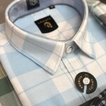 Logoff knitted Dobby Checked Shirt