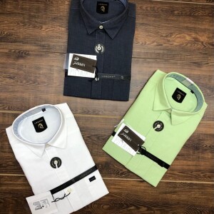 Logoff Oxford Fabric Plain Shirt