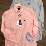 Logoff Oxford Fabric Plain Shirt