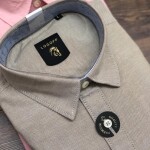 Logoff Oxford Fabric Plain Shirt