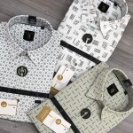 LOGOFF  COTTON OXFORD PRINT  SHIRT