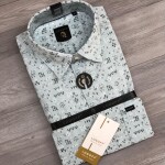 LOGOFF  COTTON OXFORD PRINT  SHIRT