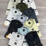 LOGOFF  COTTON OXFORD PRINT  SHIRT