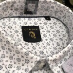 LOGOFF  COTTON OXFORD PRINT  SHIRT