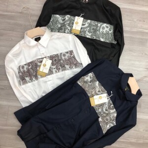 Logoff Satin Printed Shirt