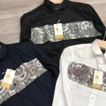 Logoff Satin Printed Shirt