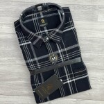 Logoff Knitted Dobby Checked Shirt