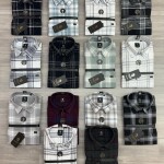 Logoff Knitted Dobby Checked Shirt