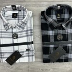 Logoff Knitted Dobby Checked Shirt