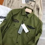 Logoff double Pocket shirt Twill Fabric