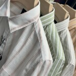 Logoff Linen Striped Shirt