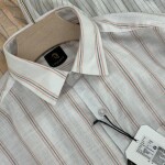 Logoff Linen Striped Shirt