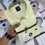 Logoff Linen Striped Shirt