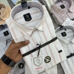 Logoff Linen Striped Shirt