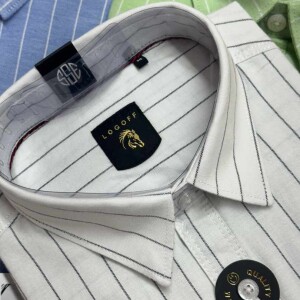 Logoff Striped Shirt