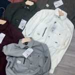 Logoff Twill Fabric Double Pocket Shirt