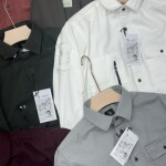 Logoff Twill Fabric Double Pocket Shirt