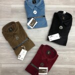 Logoff Imported Velvet Fabric Shirt