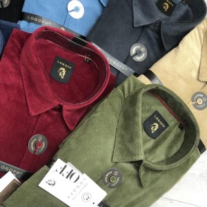 Logoff Imported Velvet Fabric Shirt