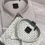 Poloff hlaf sleeve printed shirt
