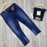 black letter jeans pant