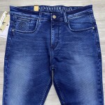 black letter jeans pant