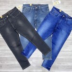 black letter jeans pant