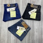 black letter jeans pant