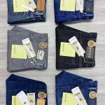 black letter jeans pant