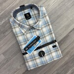 logoff cotton yarn dyed oxford shirt