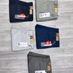 black letter checks cotton pant